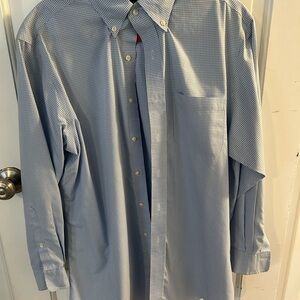 Jos. A. Bank Blue Casual Button Down Shirt with Classic Collar